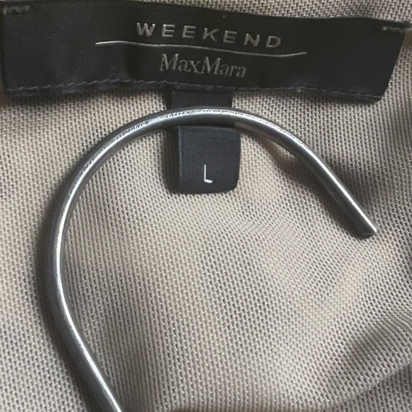 Weekend Maxmara animal print top size L large cheetah leopard scoop neck - Picture 4 of 6